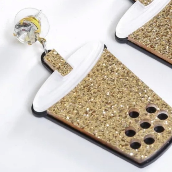 Bubble Tea Boba Milk Tea Earrings NEW! - Picture 8 of 9